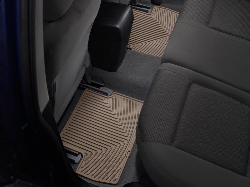 WeatherTech 07+ BMW 1-Series (E82/E88) Rear Rubber Mats - Tan