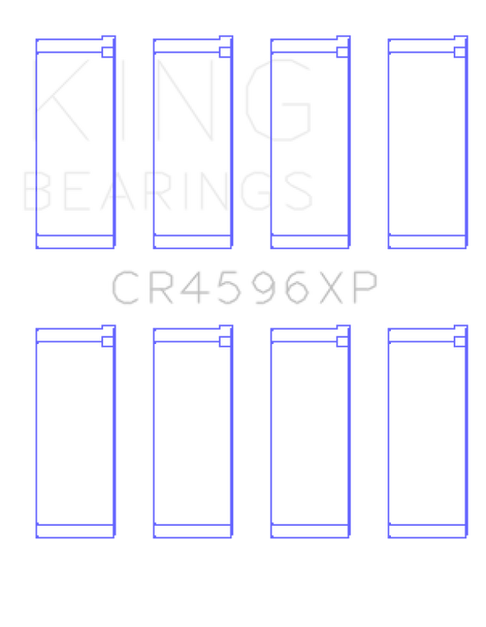 King Engine Bearings BMW S14B20/S14B23/S14B25 (Size STDX) Connecting Rod Bearing Set