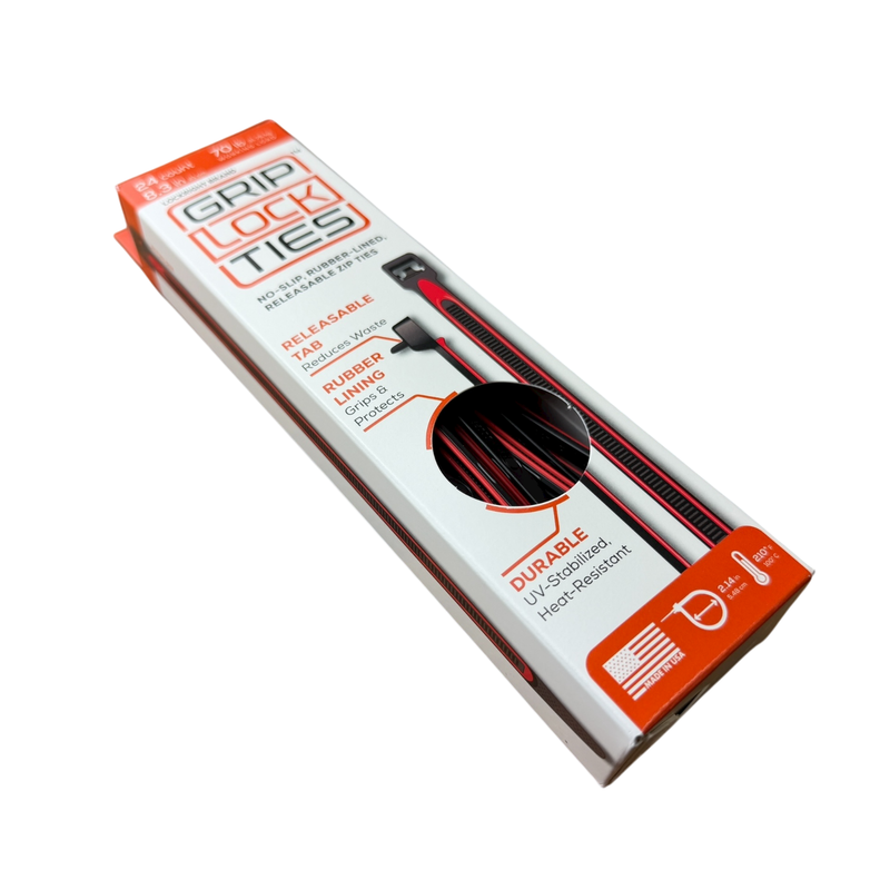 Grip Lock Non Slip Removable Zip Ties