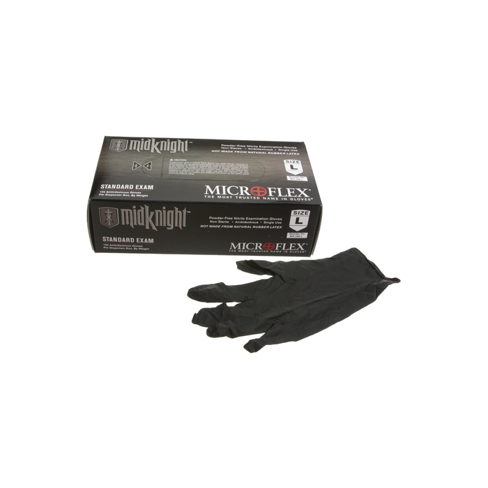 Microfelx Midnight Nitrile Gloves