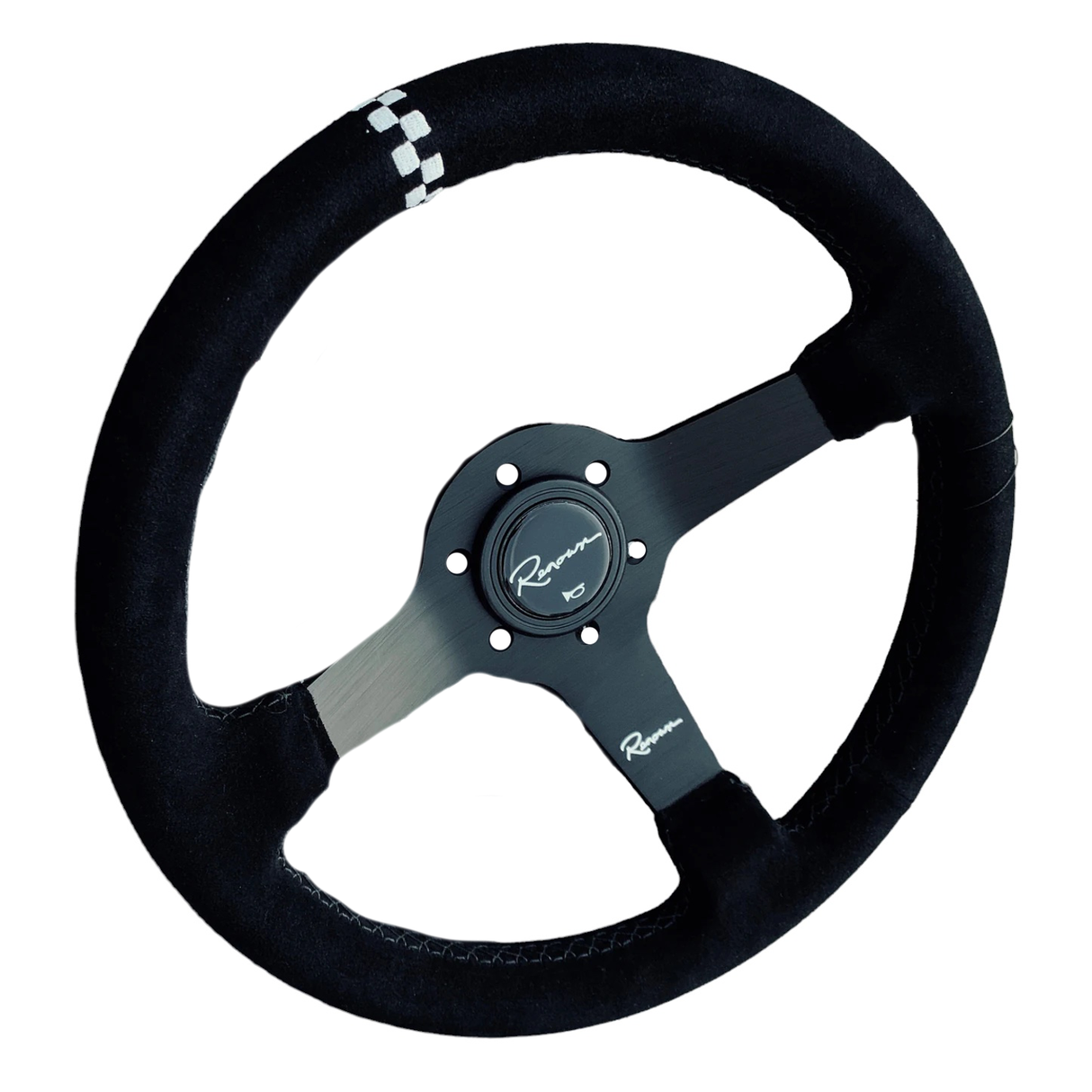 Renown Time Trial Finale White Steering Wheel – Race German