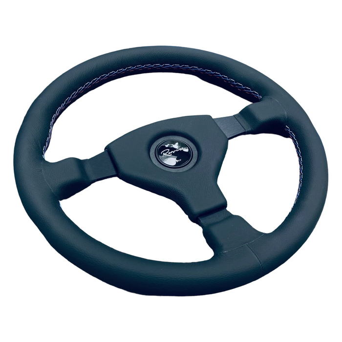 Renown Champion Motorsport Leather Horn Pad Steering Wheel