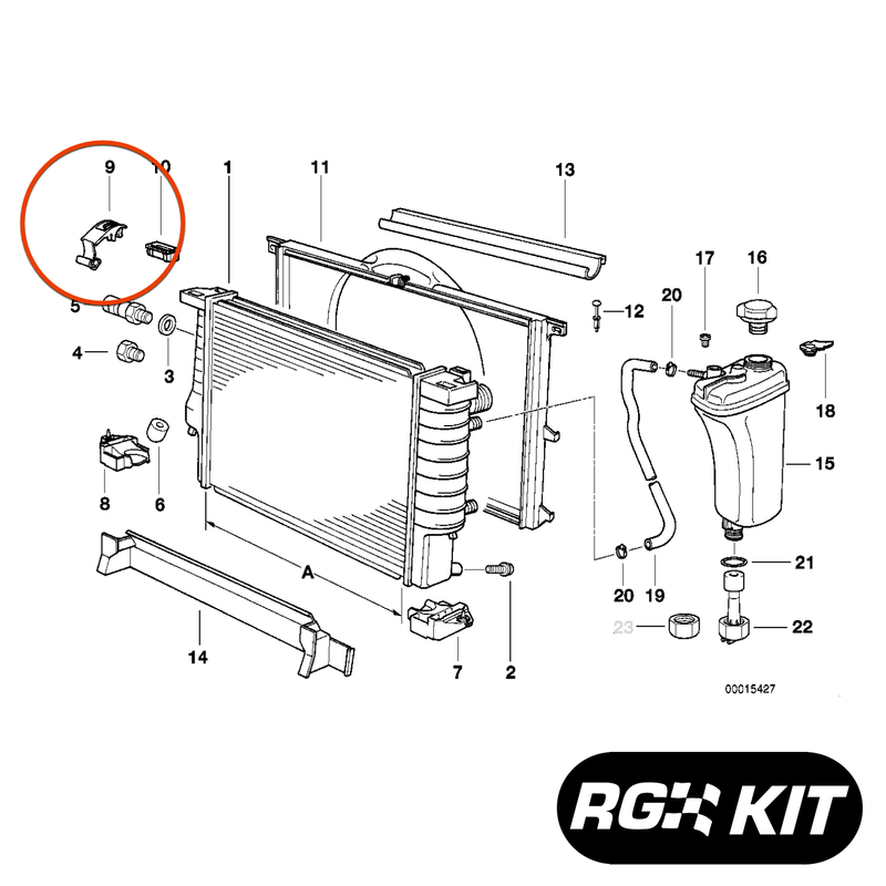 E36 Radiator Bracket Kit