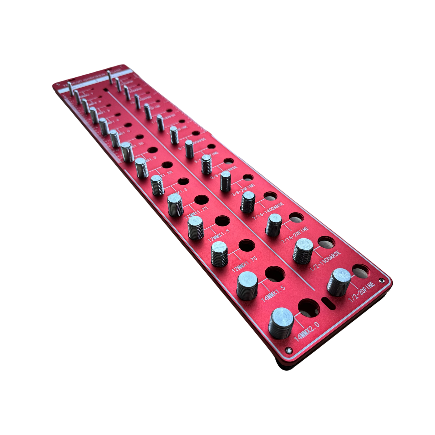 Deluxe Metric/Standard Thread Pitch Checker Board — Race German
