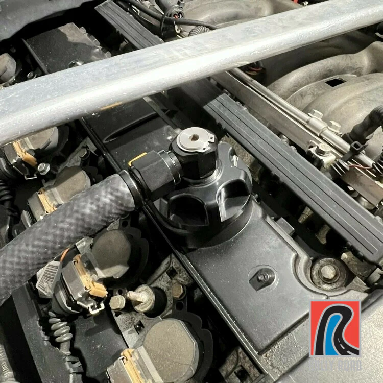 BMW Oil Cap Vent Adapter (Billet Aluminum)