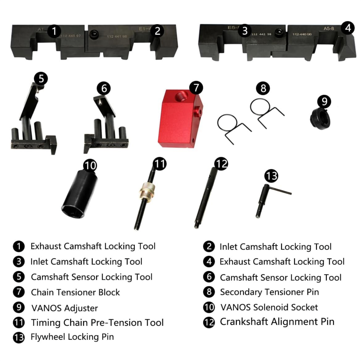 M60 M62 M62TU Camshaft Locking Tool Kit