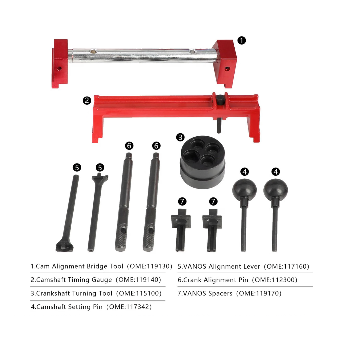 S54 Camshaft & VANOS Timing Tool Kit