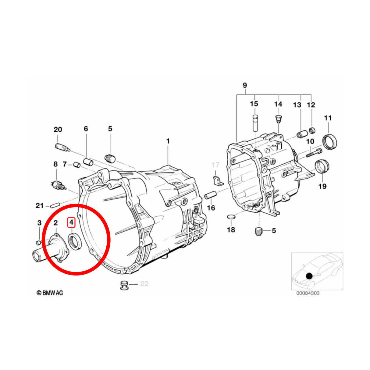 ZF Transmission Input Shaft Seal - 23211224820
