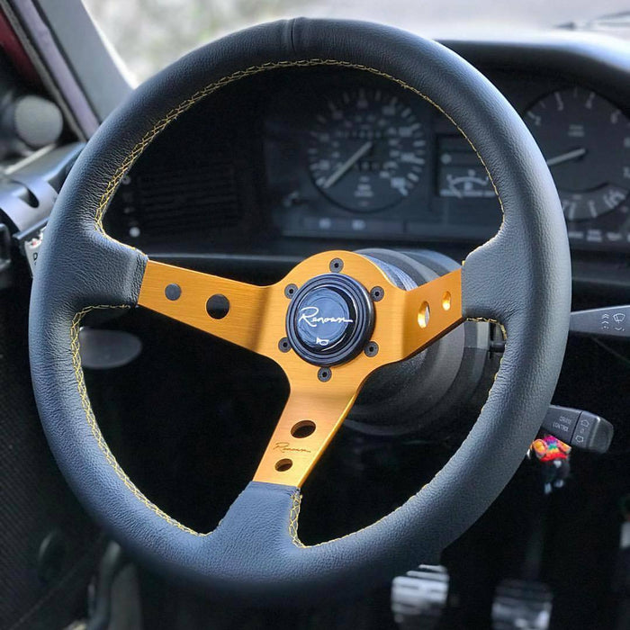 Renown 100 Gold Steering Wheel