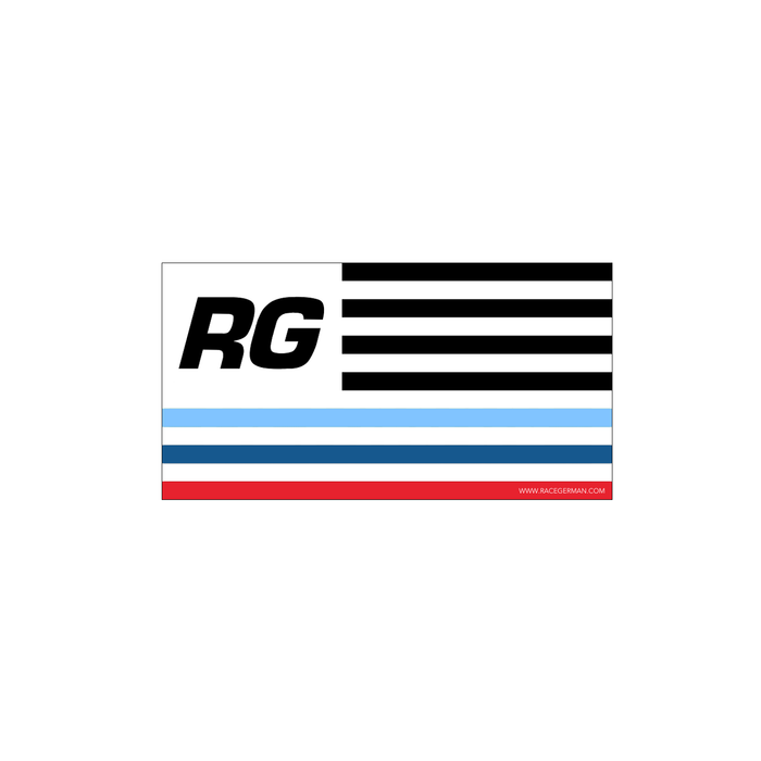 Motorsport Usa Flag Sticker