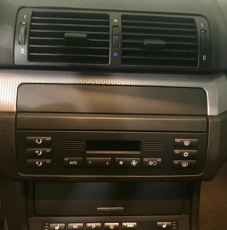 Genuine BMW Radio Delete Panel