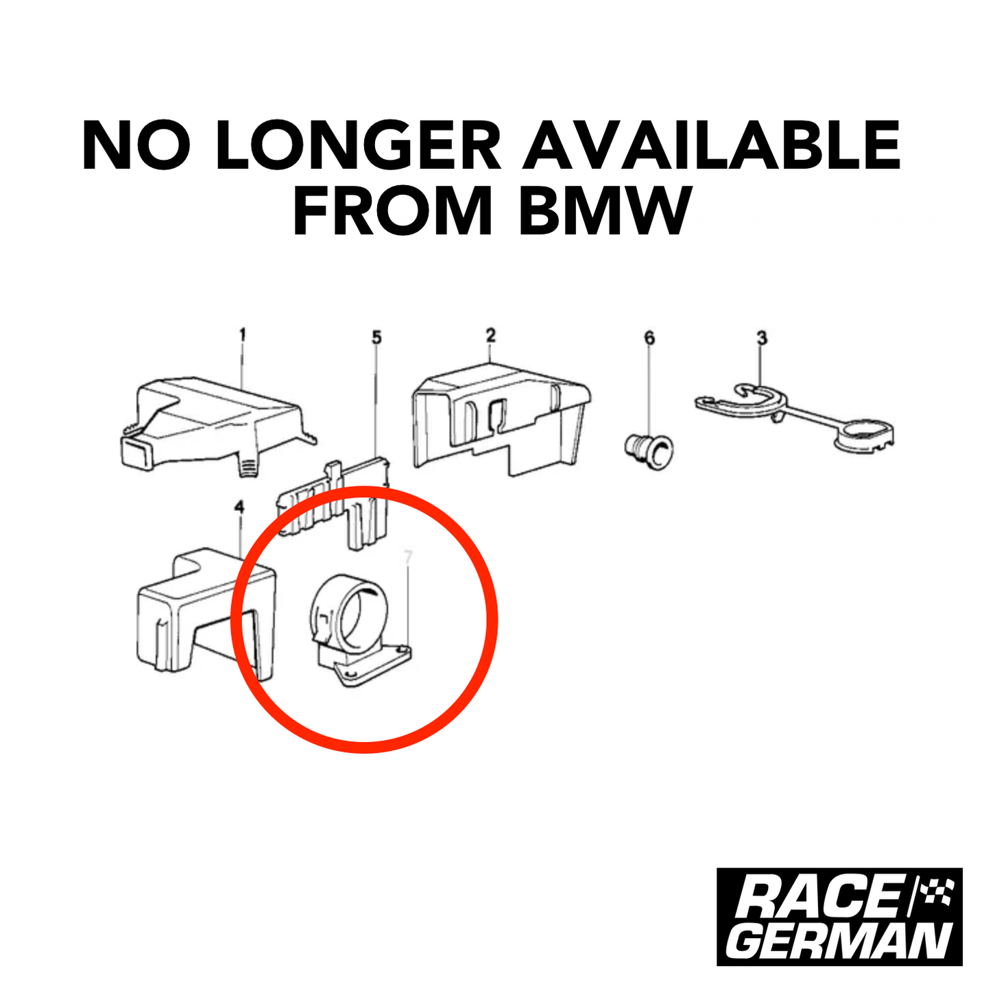 E30 C101 Connector Firewall Bracket — Race German