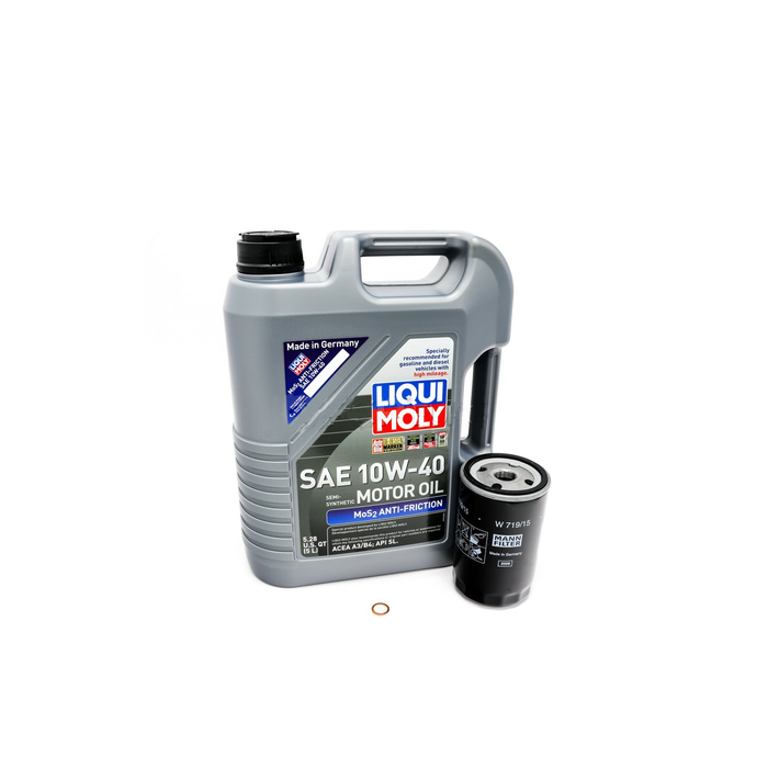 Liquimoly 10W40 Mos2 Oil Change Kit (M20)