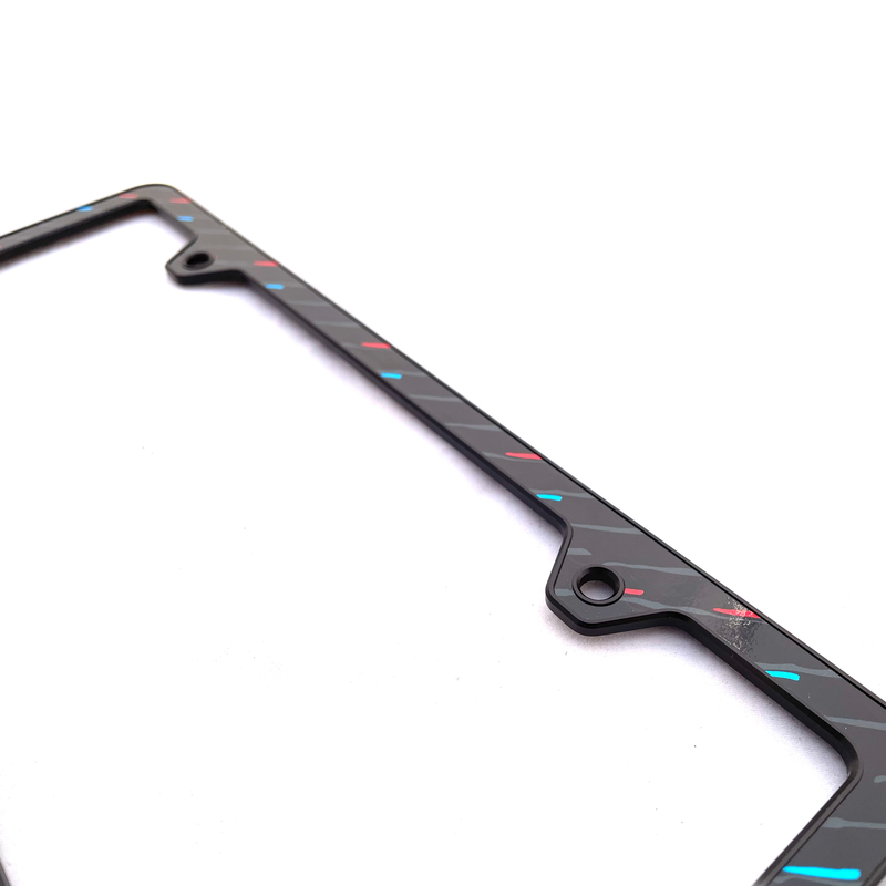 Rain License Plate Frame (Black)
