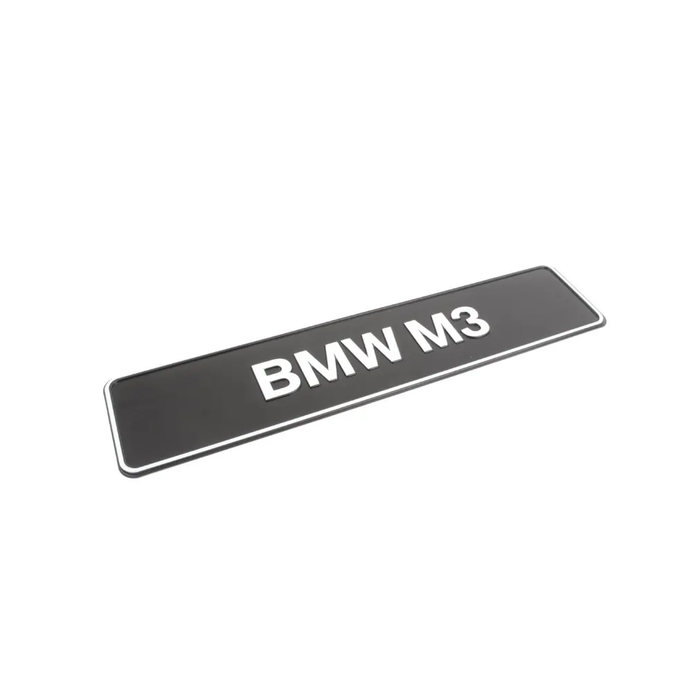 Genuine BMW M3 Dealer Plate