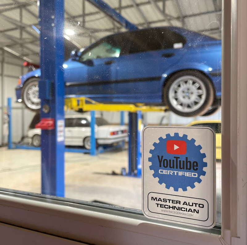 Yt Certified Master Tech Sticker