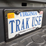 Carbon Fiber License Plate Frame