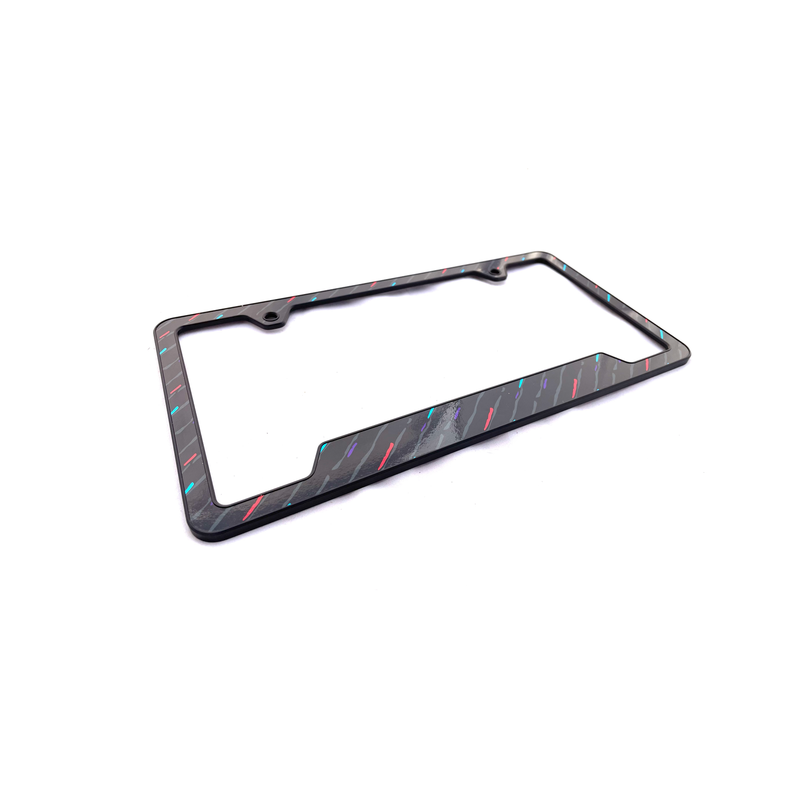 Rain License Plate Frame (Black)