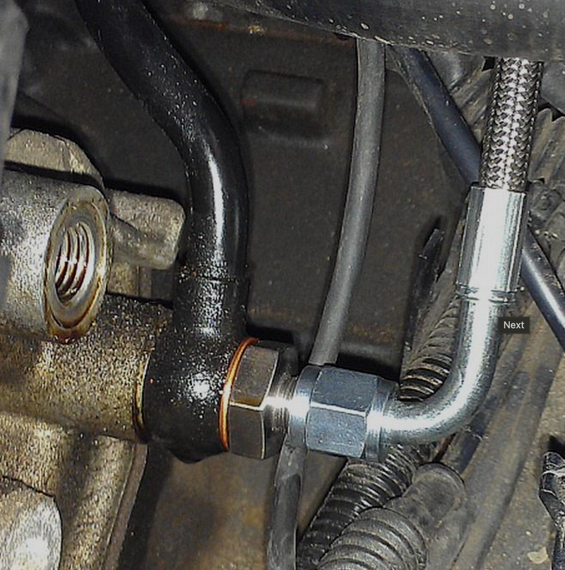 VANOS Banjo Bolt To An Fitting