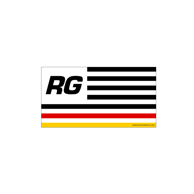 German Usa Flag Sticker