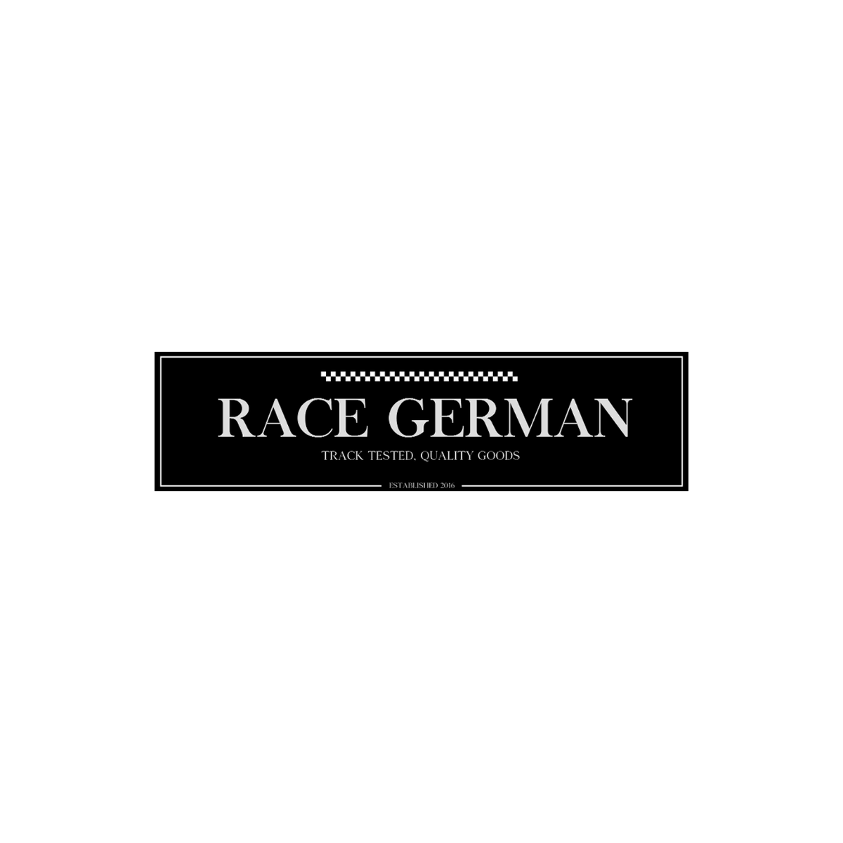 RG Motorsport Bumper Sticker – Race German
