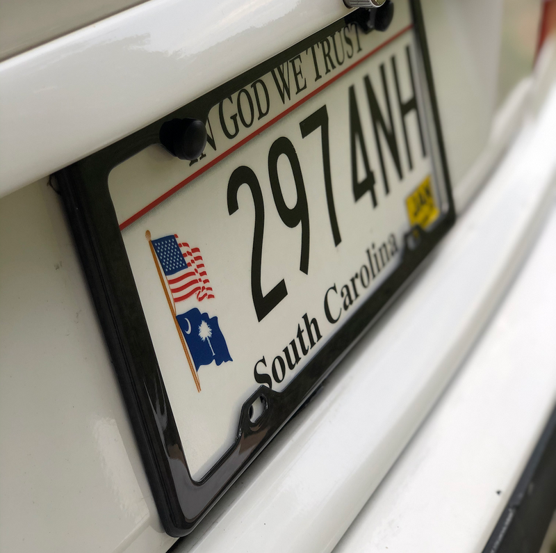 Carbon Fiber License Plate Frame