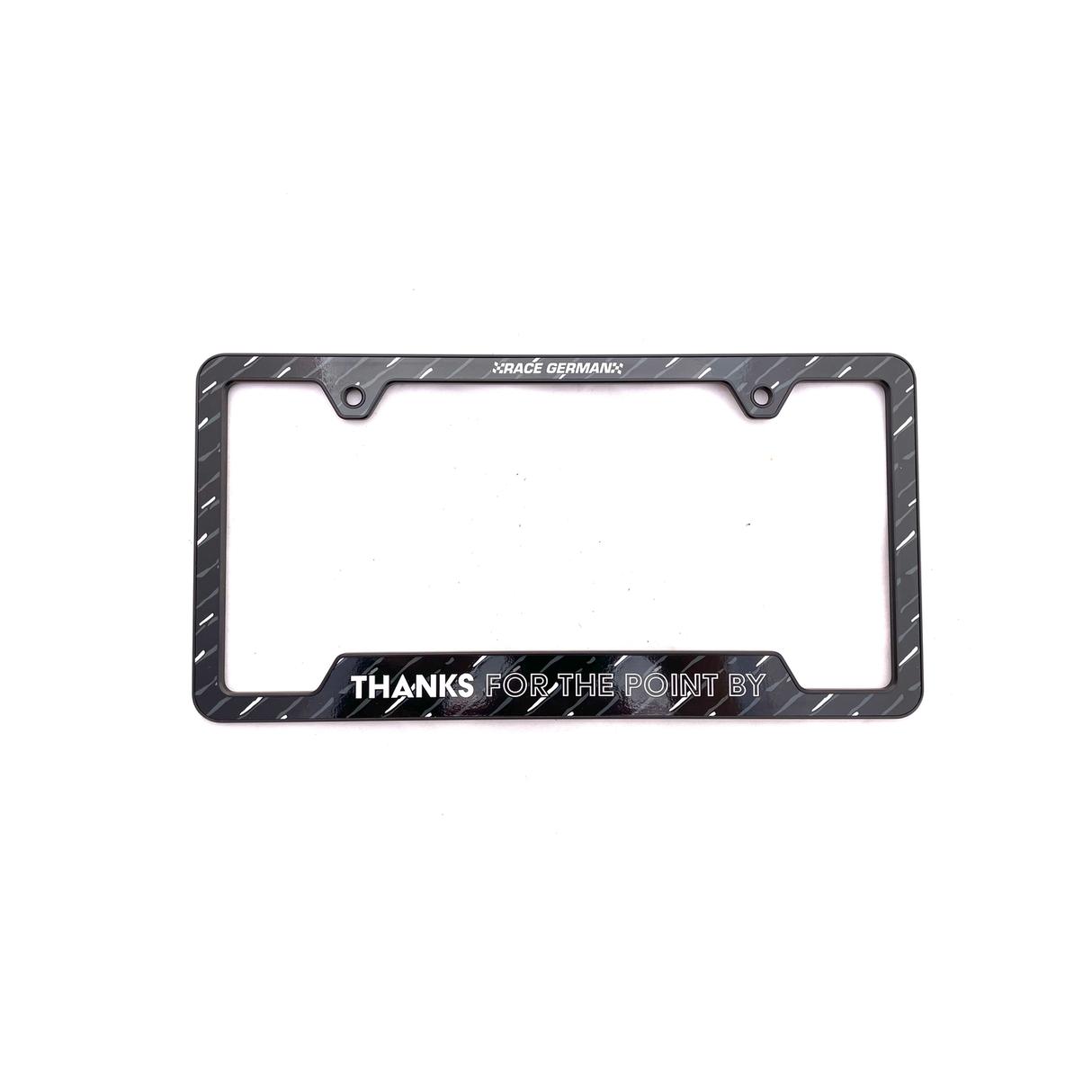 Thanks For The Point By License Plate Frame