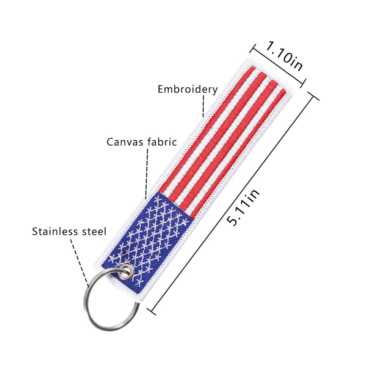 American Flag Jet Tag