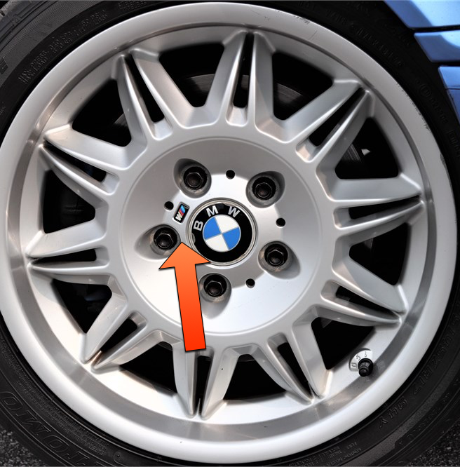 Genuine BMW ///M Wheel Emblems (4 Pack)