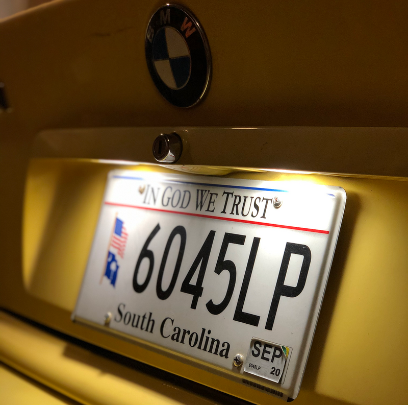 BMW LED License Plate Lights