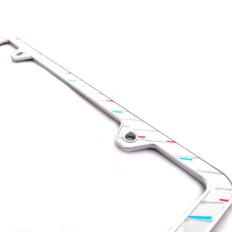 Rain License Plate Frame (Gray)