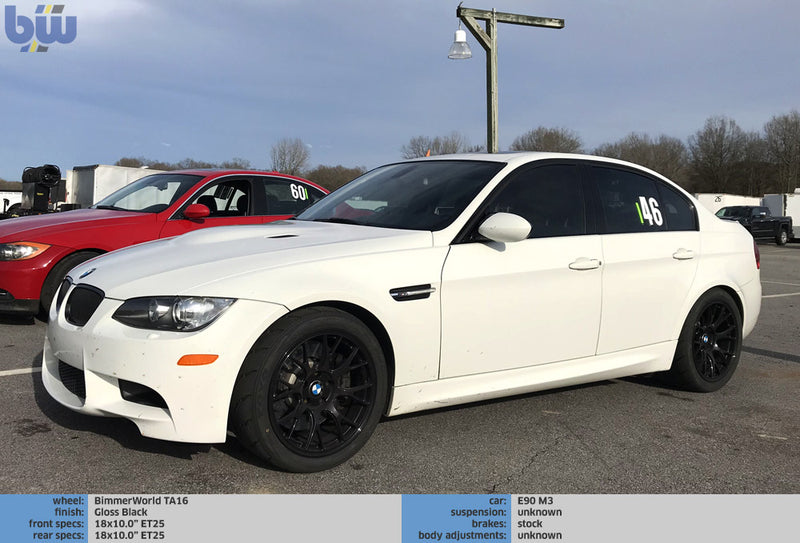 Bimmerworld E9X M3 Forged Ta16 18X10 Wheel Set