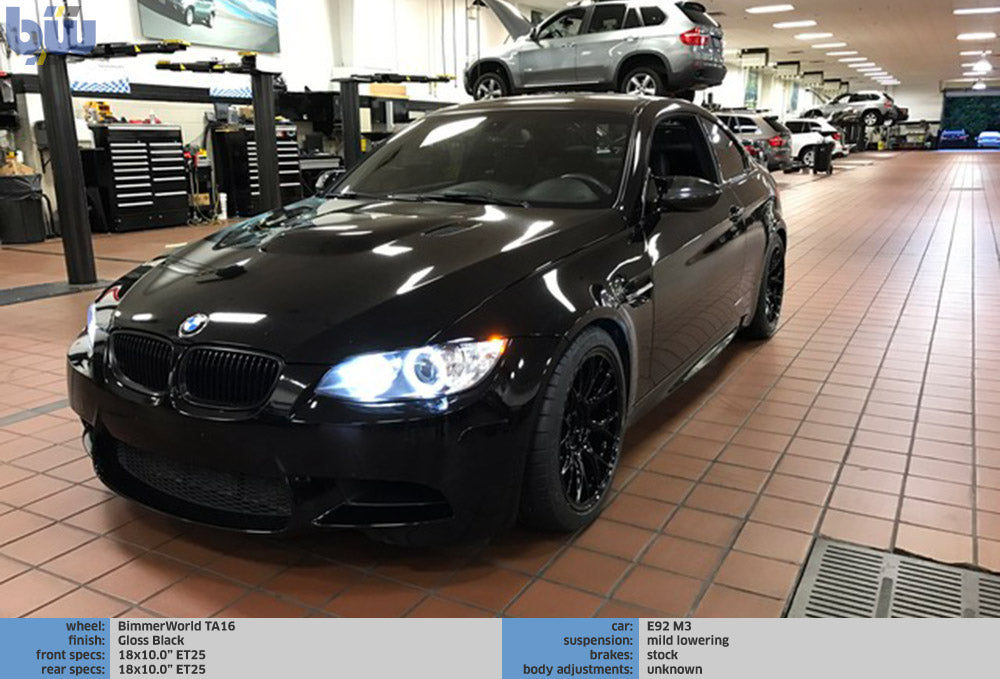 Bimmerworld E9X M3 Forged Ta16 18X10 Wheel Set