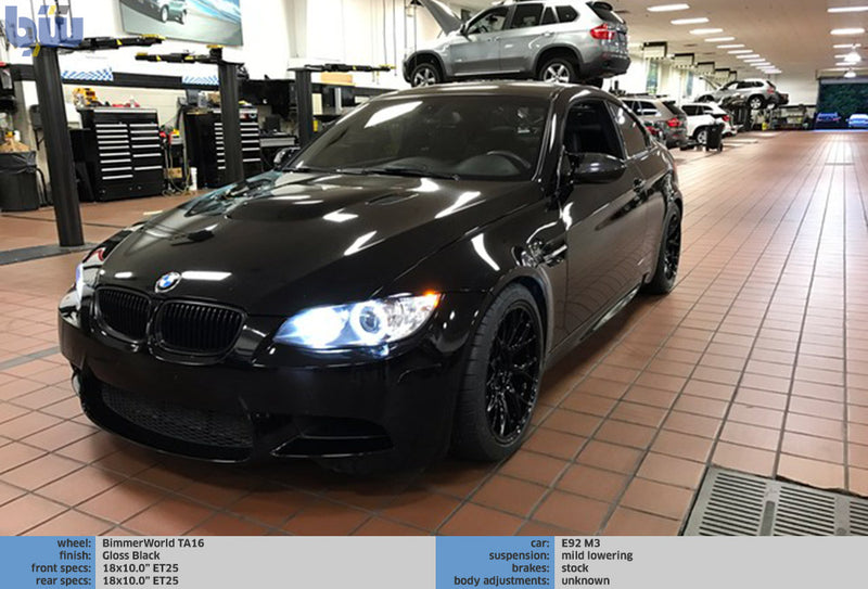 Bimmerworld E9X M3 Forged Ta16 18X10 Wheel Set