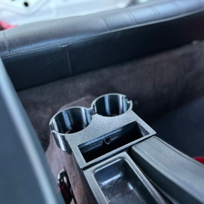 E30 Dual Rear Cupholder — Race German
