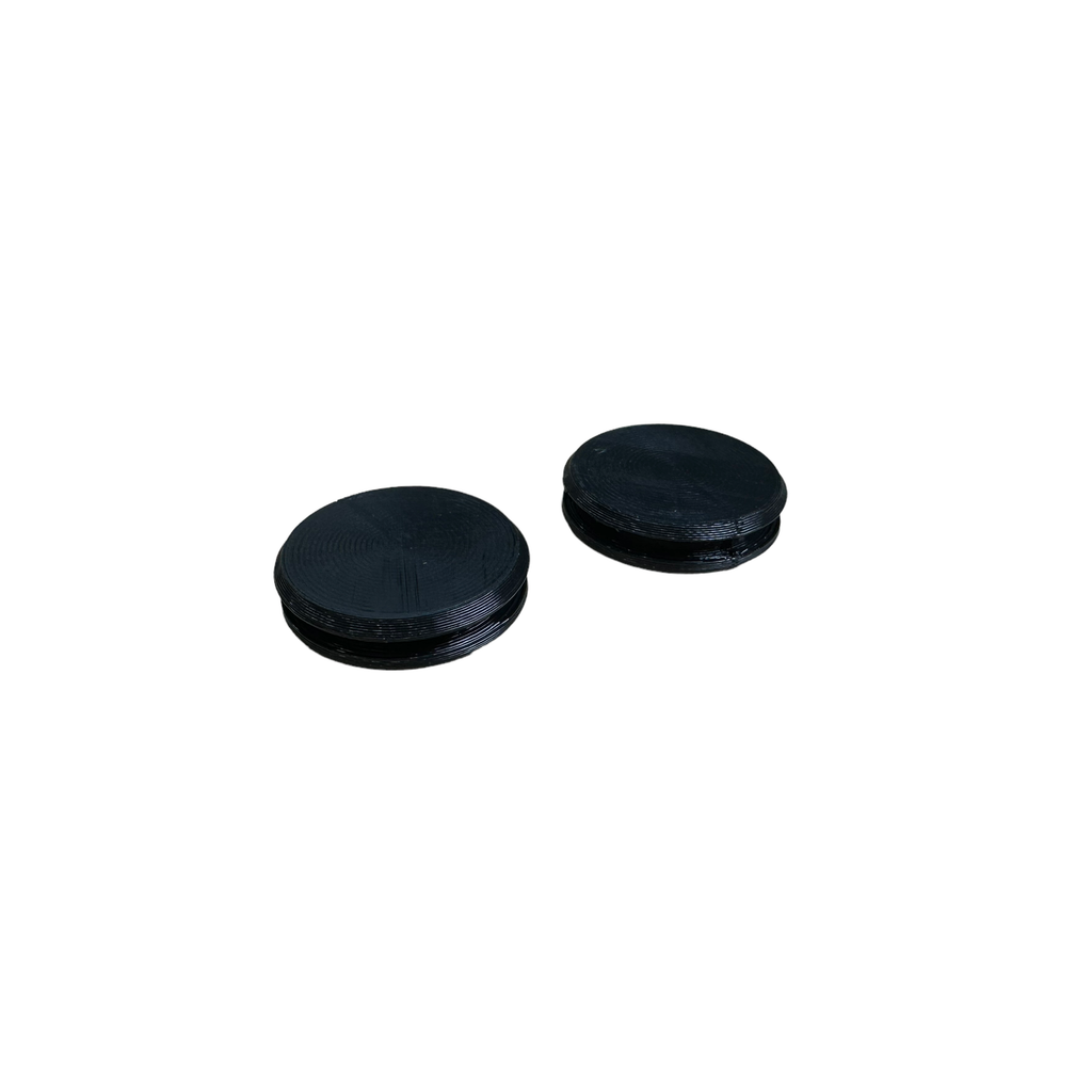 E30 Late Model Front Plate Plugs — Race German