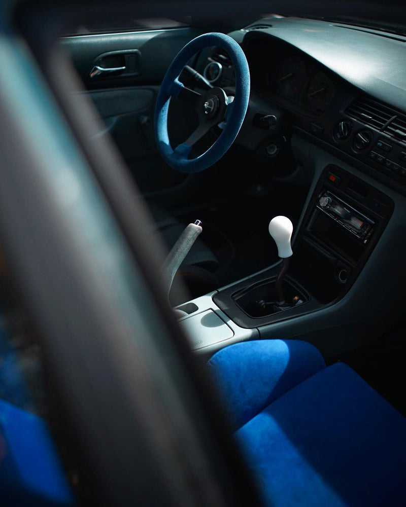 Renown Time Trial Cookie Monster Blue Suede Steering Wheel