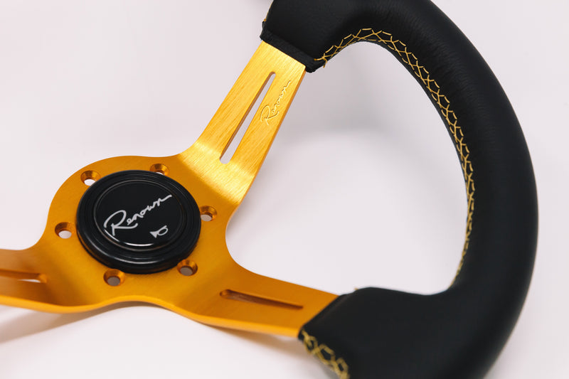 Renown Chicane Gold Steering Wheel