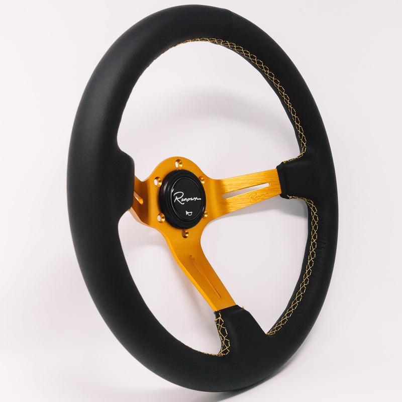Renown Chicane Gold Steering Wheel