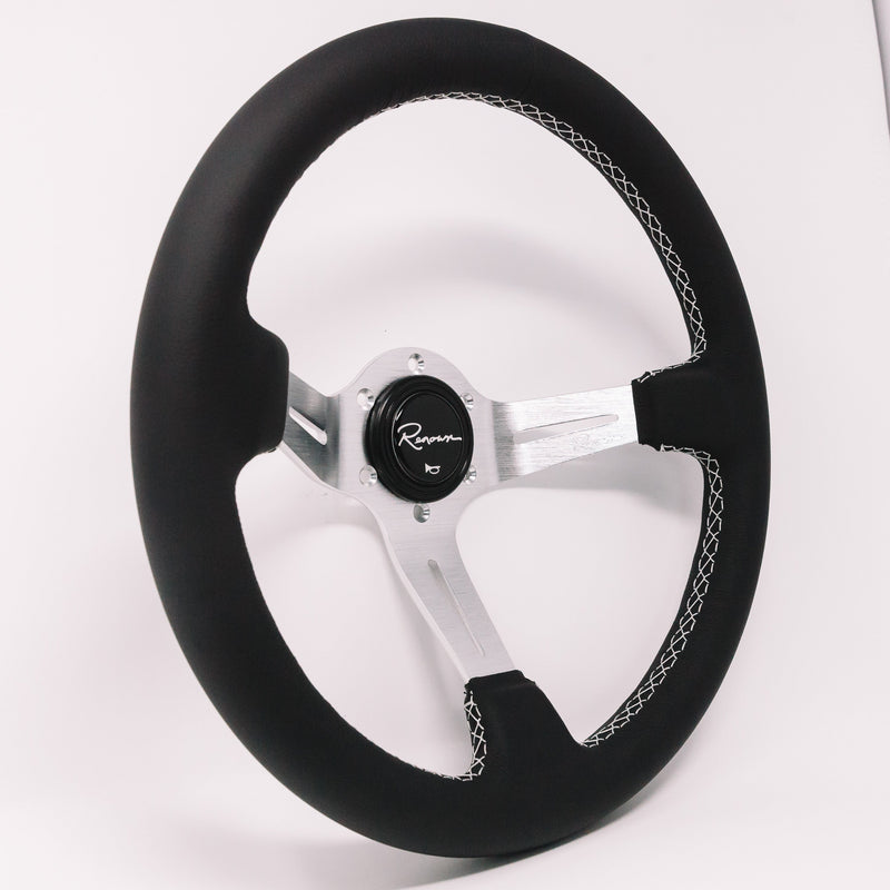 Renown Chicane Silver Steering Wheel