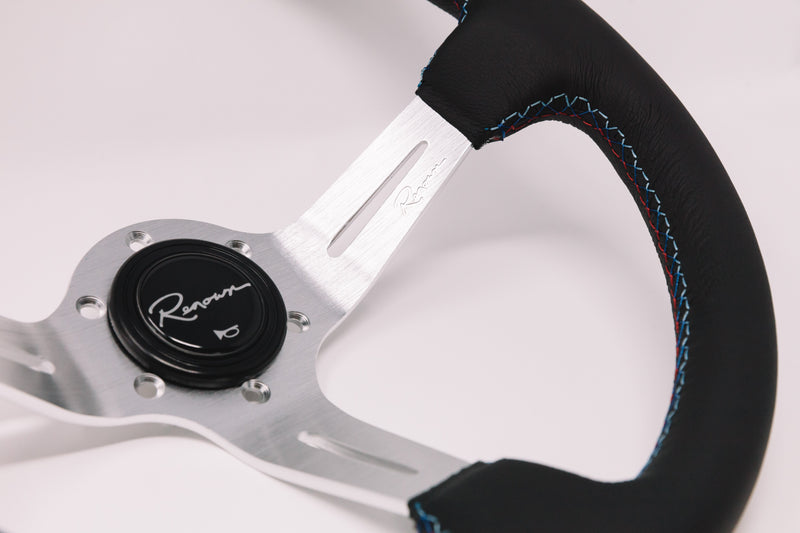 Renown Chicane Silver Motorsport Steering Wheel