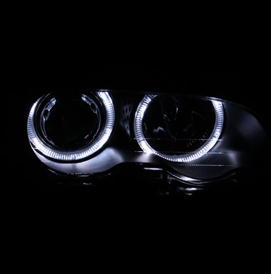 E46 Projector Headlights (Black)