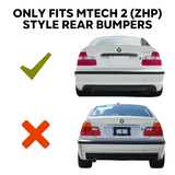 E46 Mtech 2 (Zhp) CSL Rear Diffuser