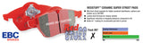 EBC 14-18 BMW M3 3.0 Twin Turbo (F80) Redstuff Rear Brake Pads
