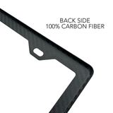 Carbon Fiber License Plate Frame