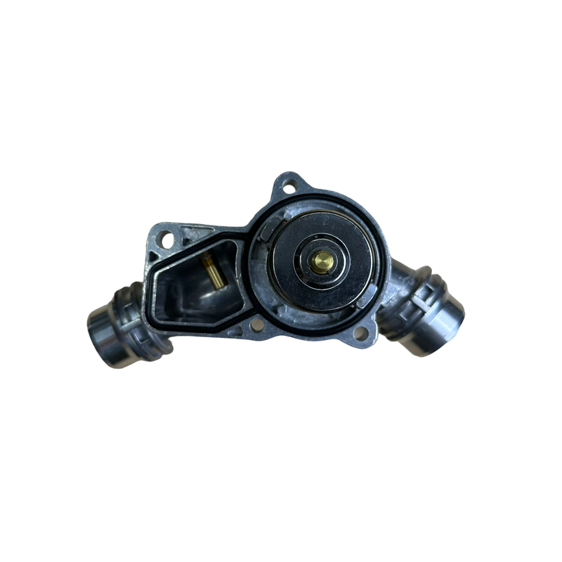 Tapped M52TU/M54 Aluminum Thermostat Housing with Coolant Sensor