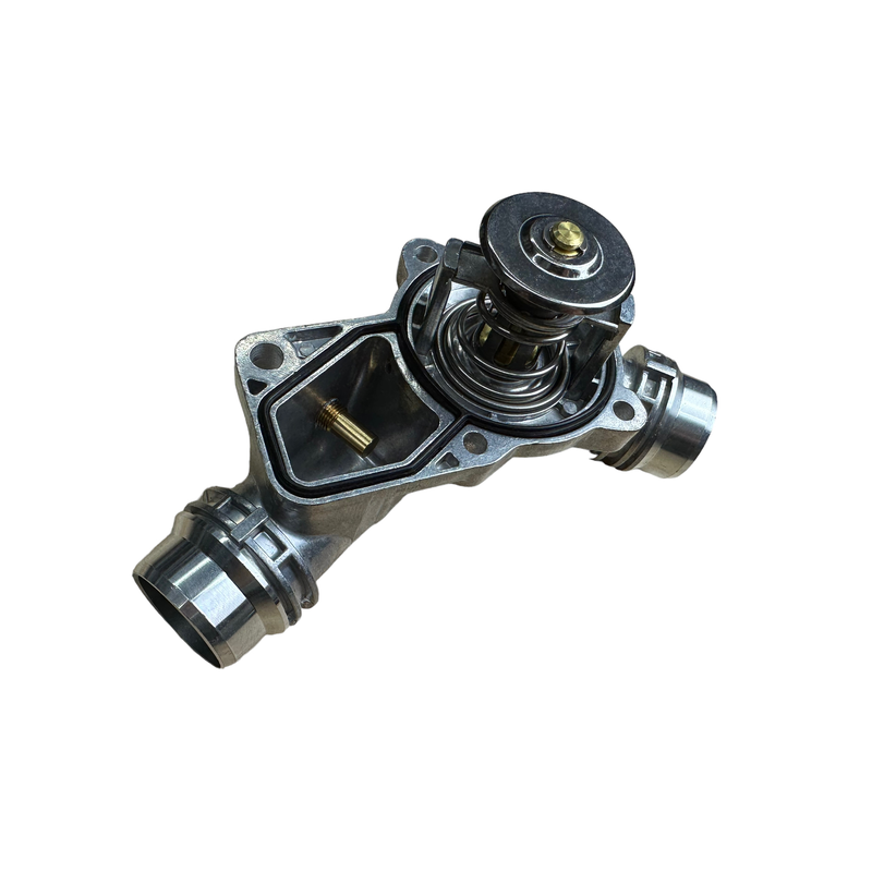 Tapped M52TU/M54 Aluminum Thermostat Housing with Coolant Sensor