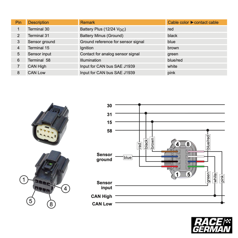 VDO Water Temperature Gauge