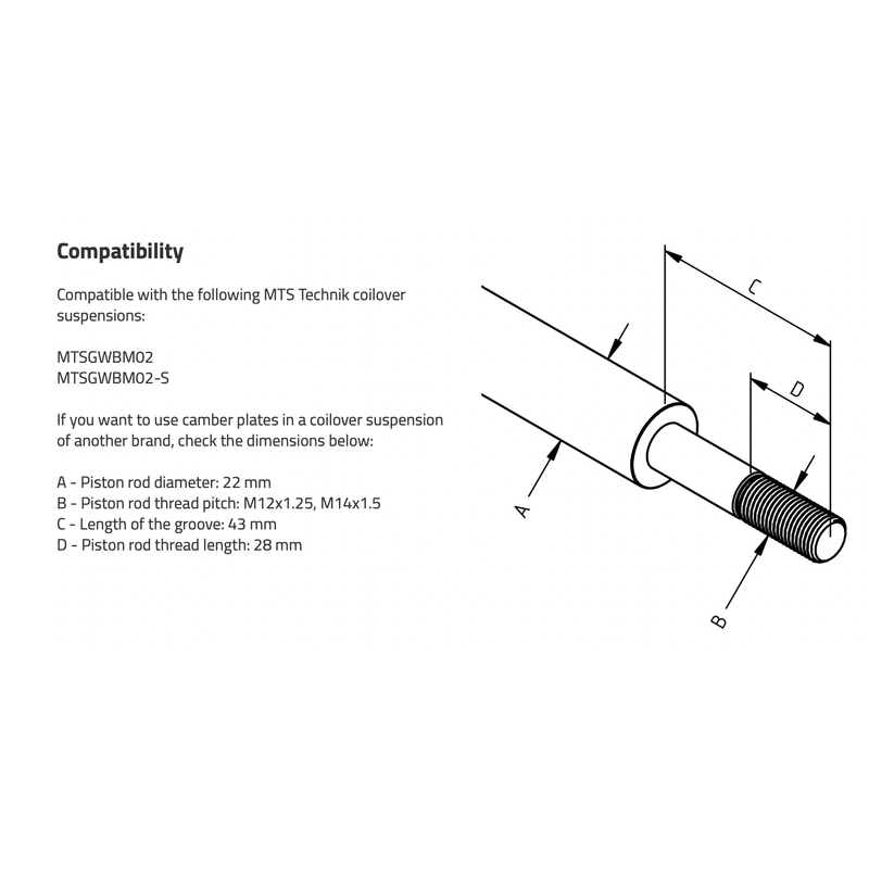 MTS Technik Z3 Camber/Caster Plates
